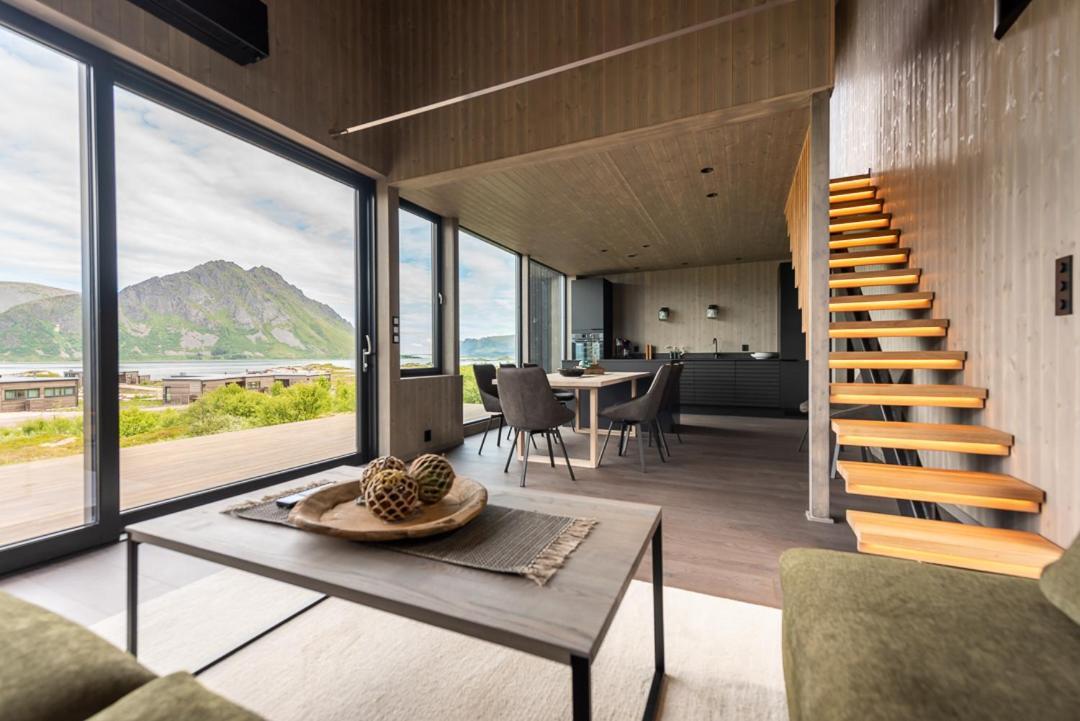 Hoda Cabin - Luxury Lodge With Jacuzzi And Sauna Lyngvaeret Bagian luar foto