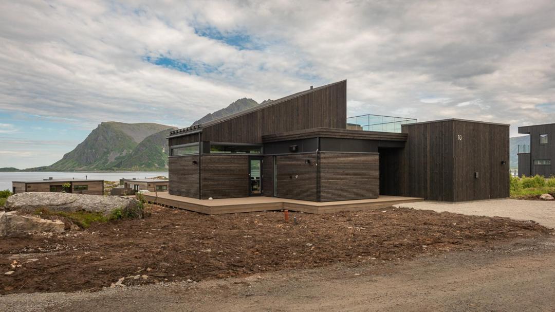 Hoda Cabin - Luxury Lodge With Jacuzzi And Sauna Lyngvaeret Bagian luar foto