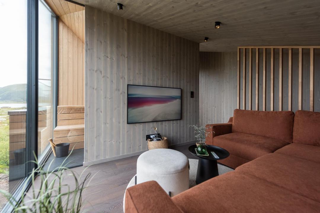 Hoda Cabin - Luxury Lodge With Jacuzzi And Sauna Lyngvaeret Bagian luar foto