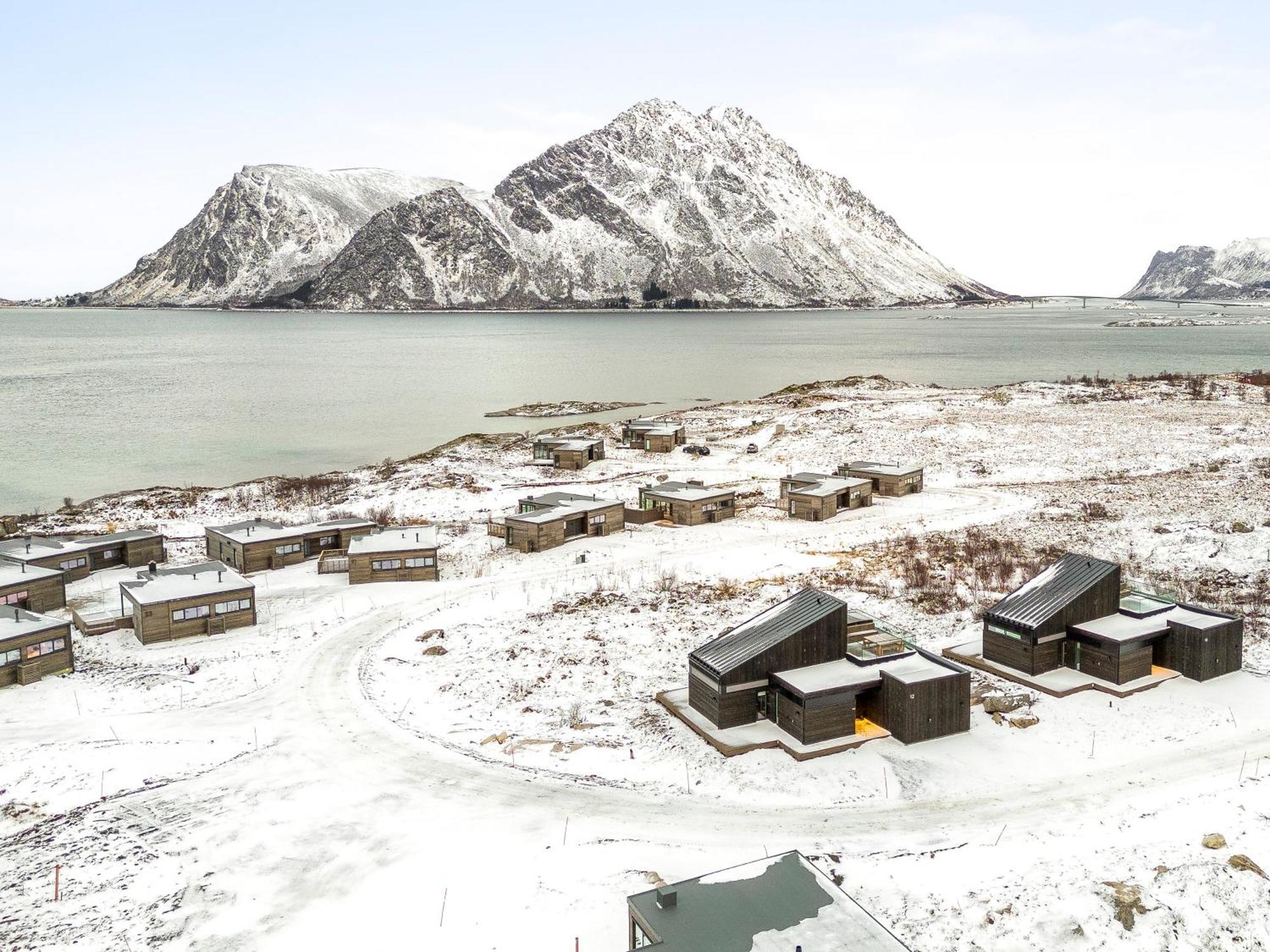 Hoda Cabin - Luxury Lodge With Jacuzzi And Sauna Lyngvaeret Bagian luar foto