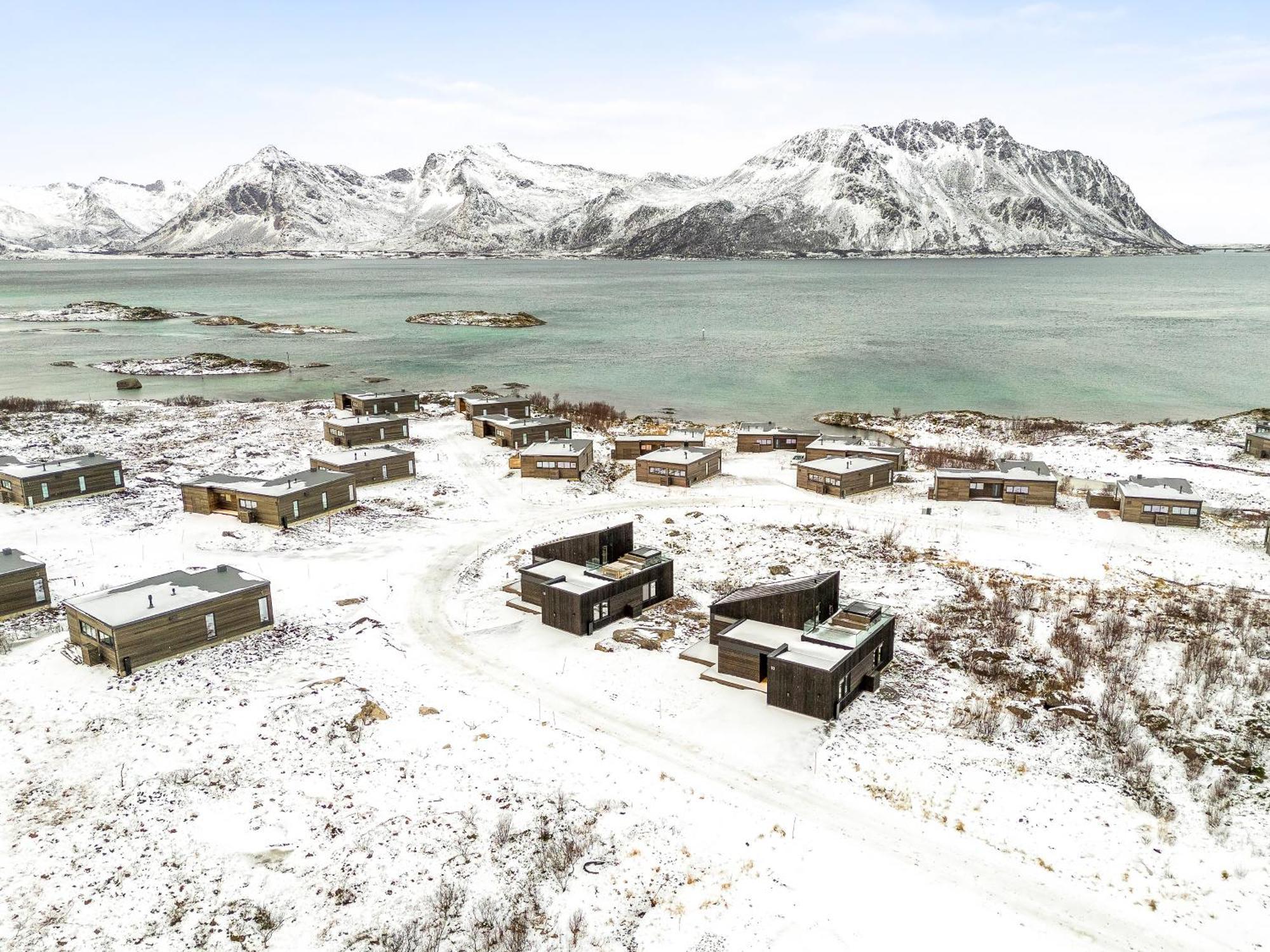 Hoda Cabin - Luxury Lodge With Jacuzzi And Sauna Lyngvaeret Bagian luar foto